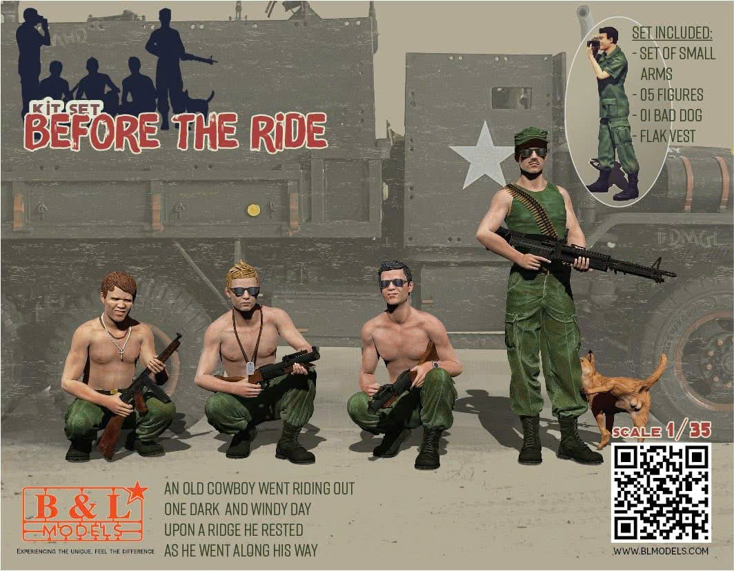 1/35 アメリカ兵 "BEFORE THE RIDE" ~出撃前のカウボーイたち~